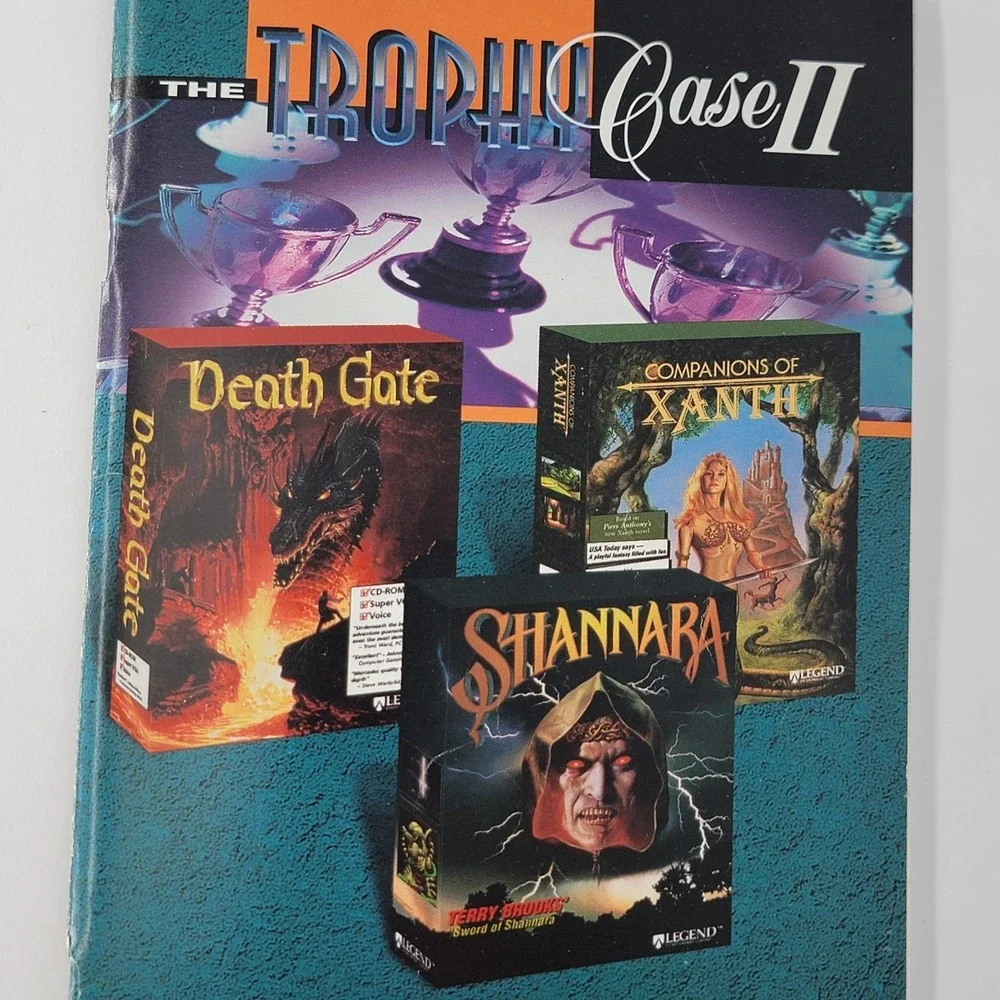 Trophy Case II by Sir-Tech (3 PC Games, with Manual, No Box, 1995)‎